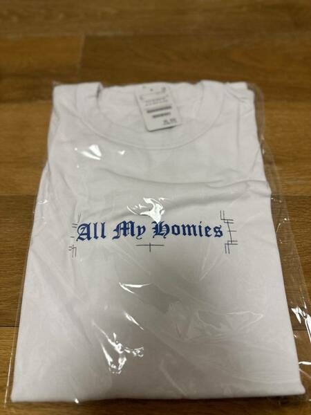 【新品未使用】XL All My Homies + CAHLUMN Reversible Tee/オールマイ ホーミーズ リバーシブル ZORN着用 ゾーン　ホワイト