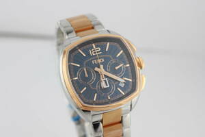  unused goods FENDI Fendi 22400Lmo men to chronograph men's wristwatch 