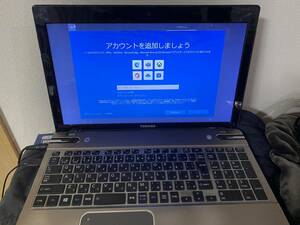 TOSHIBA ノートパソコン 2013年モデル ジャンク