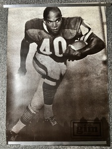 『大型ポスター シカゴ・ベアーズ　ゲイル・セイヤーズ Gale Eugene Sayers アメフト 102㎝×72㎝』 