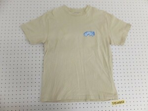 〈送料無料〉PIKO ピコ メンズ ロゴ両面プリント 綿 半袖Tシャツ M ベージュ