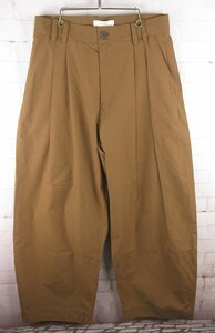 LYP17117 STUDIO NICHOLSON スタジオニコルソン DOUBLE PLEAT VOLUME PANT ダブルプリーツ ボリュームパンツ SNM-788 M 未使用