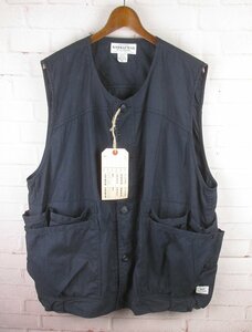 MAJ22138 SASSAFRAS ササフラス OVER GROWN HIKER VEST ハイカーベスト SF-221949 XL ネイビー