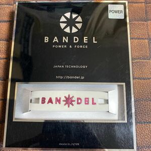 バンデル BANDEL ブレスレット ホワイトxピンク 17.5cm 新品未使用