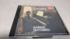 A1077 『CD』　Poulenc　CEUVRES POUR PIANO GABRIEL TACCHINO 輸入盤　2枚組