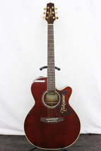 【行董】 Takamine タカミネ DMP551C WR アコースティックギター エレアコ ハードケース付 AC259BOT87_画像2