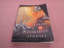 ★洋書　『 Critical Terms for Religious Studies 』　Mark C. Taylor　The University of Chicago Press_画像1