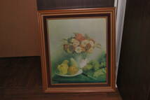 複製画 A.C.D絵画 ファン・ラトゥール(1836-1904) 果物と花のある静物 10号サイズ_画像1