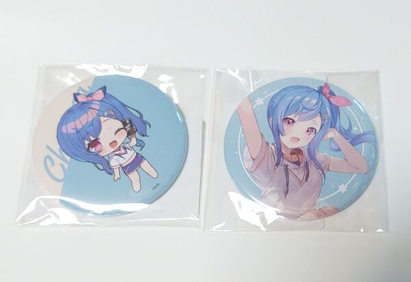 西園チグサ 缶バッジ DMMスクラッチ にじさんじスクラッチ第八弾 等身 SD ミニキャラ