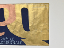 1987年 チェコ Prague Quadrennial シルクスクリーンポスター 真作保証/プラハ モダンアート バウハウス ポールランド ジャンアルプ_画像4