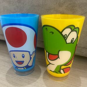 USJ マリオ　スーパーマリオ　コップ　タンブラー　キノピオ　ヨッシー　2点セット