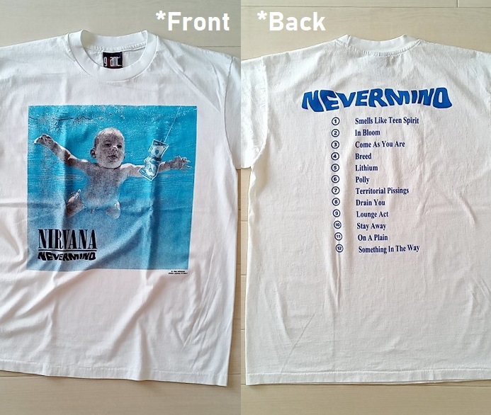 Yahoo!オークション -「nirvanaビンテージtシャツ」(記念品、思い出の