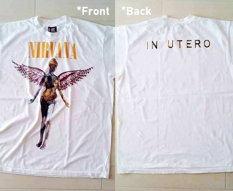 Yahoo!オークション -「nirvana in」(Tシャツ) (記念品、思い出の品)の