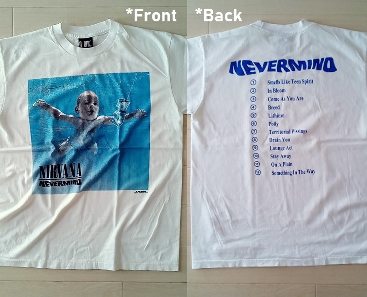 Yahoo!オークション -「nirvana nevermind」(Tシャツ) (記念品、思い出