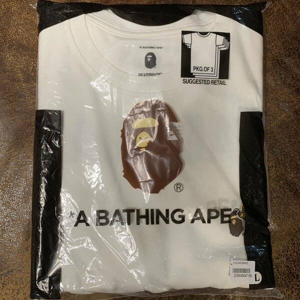 A BATHING APE READYMADE 3 PACK TEE L