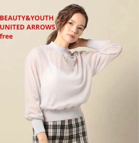 ほぼ新品＊BEAUTY&YOUTH UNITED ARROWS クルーネックPO