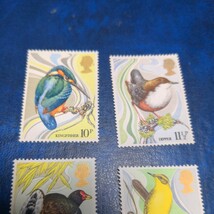 イギリス「野鳥 保護 100周年」1980年　4種　未使用切手　ヒンジ跡 なし_画像2