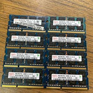 hynix ノートPC メモリ 4GB 2Rx8 PC3-10600S 　8枚