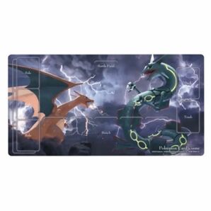 【新品未開封】ポケモンカードゲーム ラバープレイマット リザードンVSレックウザ