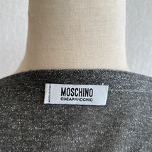 MOSCHINO レディース　38 カーディガン　グレー　シルバーラメ_画像7