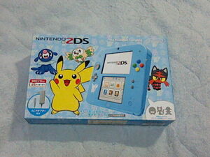  新品　ニンテンドー2DS ライトブルー ポケットモンスターサン・ムーン　Nintendo 2DS