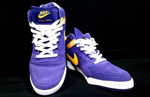 □NIKE DELTA FORCE 3/4 LA LAKERS 307723-571 ナイキ デルタフォース レイカーズ メンズ 27cm 2003年モデル