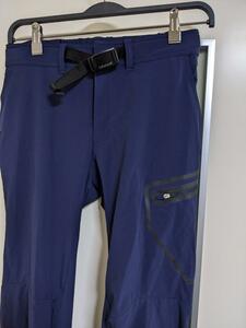  regular price 14,700 jpy rough maLafuma water repelling processing nylon stretch pants lady's M navy 