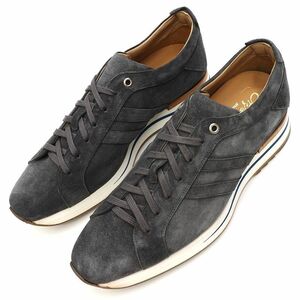 I0364S new goods Stefano Branchini/ suede leather sneakers [ size :UK8.5] Grace tefano Blanc key ni