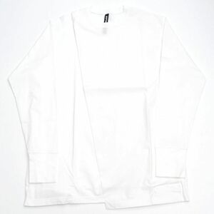 G04259 新品 22AW RIPVANWINKLE/クロスジャージー L/S シャツ 【サイズ：XL】 ホワイト RB-402 リップヴァンウインクル