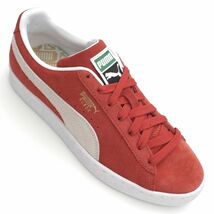 H0411SQ2 未使用品訳あり PUMA/SUEDE スエードレザー スニーカー 【サイズ：25.5cm】 レッド 374915 02 プーマ_画像3