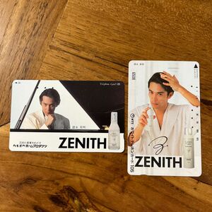 使用済みテレカ　徳永英明　ZENITH