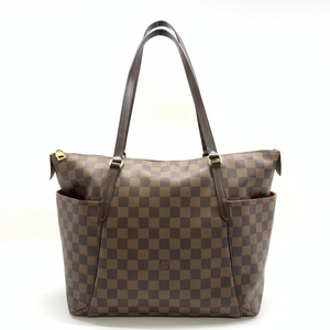 LOUIS VUITTON ルイヴィトン N41281 トータリーMM ダミエ レディース トートバッグ ショルダー 肩掛け ブラウン A4サイズ収納 管理RT34277