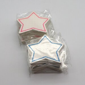 Показать карту с квадратами, ценами, в форме звезд, 30 листов x 6, № 200926-165, размер упаковки 60