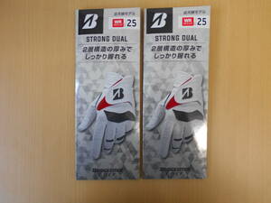 *2023 year * strong dual * Bridgestone Golf *GLG21*25cm*2 sheets * white / red * new goods *