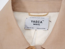 YAECA WRITEヤエカライト LINEN OVER COATリネンオーバーコート[MCTA67240]_画像4