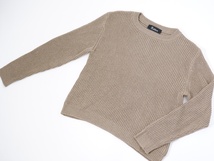 エディションEDITION トゥモローランド購入2022SS HARVEST KNIT PULLOVER コットンレーヨン クルーネックニットプルオーバー[LKNA68150]_画像3