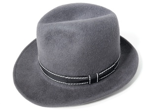 ORGLORYオアグローリー(TOPKNOTトップノット) Long Brim Fedoraラビットファーロングブリムハット新品[MHWA69935]