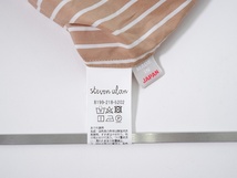 スティーブンアランSTEVEN ALAN LINEN 2023SS LEGGIUNO LONDON/STRIPE BAND COLLAR SHIRT -LOOSE/シャツ新品[MSHA72307]_画像4