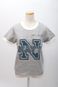 ジャクソンマティスJACKSON MATISSE 加工NAVYトリムTシャツ新品[LTSA54116]