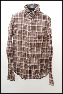 アパルトモンL'appartementドゥーズィエムクラス 襟ワイヤーローンチェック1ポケシャツ[LSHA36849]