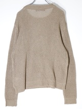 エディションEDITION トゥモローランド購入2022SS HARVEST KNIT PULLOVER コットンレーヨン クルーネックニットプルオーバー[LKNA68150]_画像2