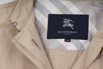 BURBERRY LONDONバーバリーロンドン イタリア製生地使用ベルト付きコットンナイロンコート[LCTA57708]_画像6