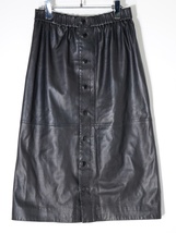 Sea New Yorkシーニューヨーク 2021 Lydia Leather Skirtシープスキン レザースカート[LSKA67587]_画像1