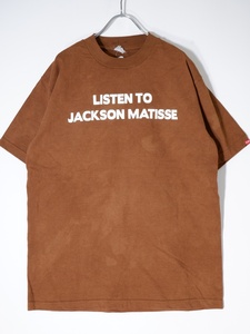 ジャクソンマティスJACKSON MATISSE 2020SS LISTEN TO JACKSON MATISSE Tシャツ新品[MTSA67720]