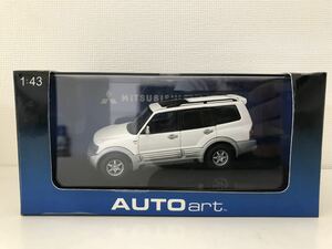 オートアート 1/43 三菱 パジェロ 1999 ロング ホワイト AUTOart MITSUBISHI PAJERO LWB White