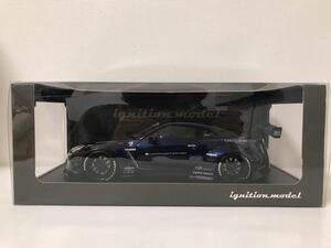 イグニッションモデル 1/18 LB-WORKS GT-R R35 ブルーメタリック liberty Walk リバティウォーク ignition model IG0690 日産 スカイライン