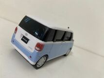 ダイハツ ムーヴ キャンバス パールホワイトⅢ×シルキーブルーパール DAIHATSU MOVE CANBUS プルバックカー カラーサンプル_画像2