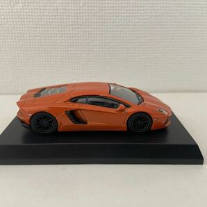 京商 1/64 ランボルギーニ アヴェンタドール LP700-4 オレンジ KYOSHO Lamborghini AVENTADORの画像4