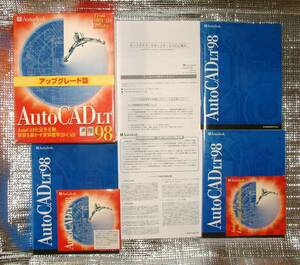 【3514】 オートデスク AutoCAD LT 98 アップグレード版 中古 Autodesk CADソフト キャド 作図 製図 オートキャド 対応(PC-9821,DOS/V)
