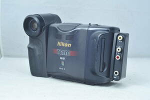 Nikon Trim VS-GH3 Hi8 Nikon liquid crystal 8 millimeter video camera * present condition goods * rare * dubbing .! *